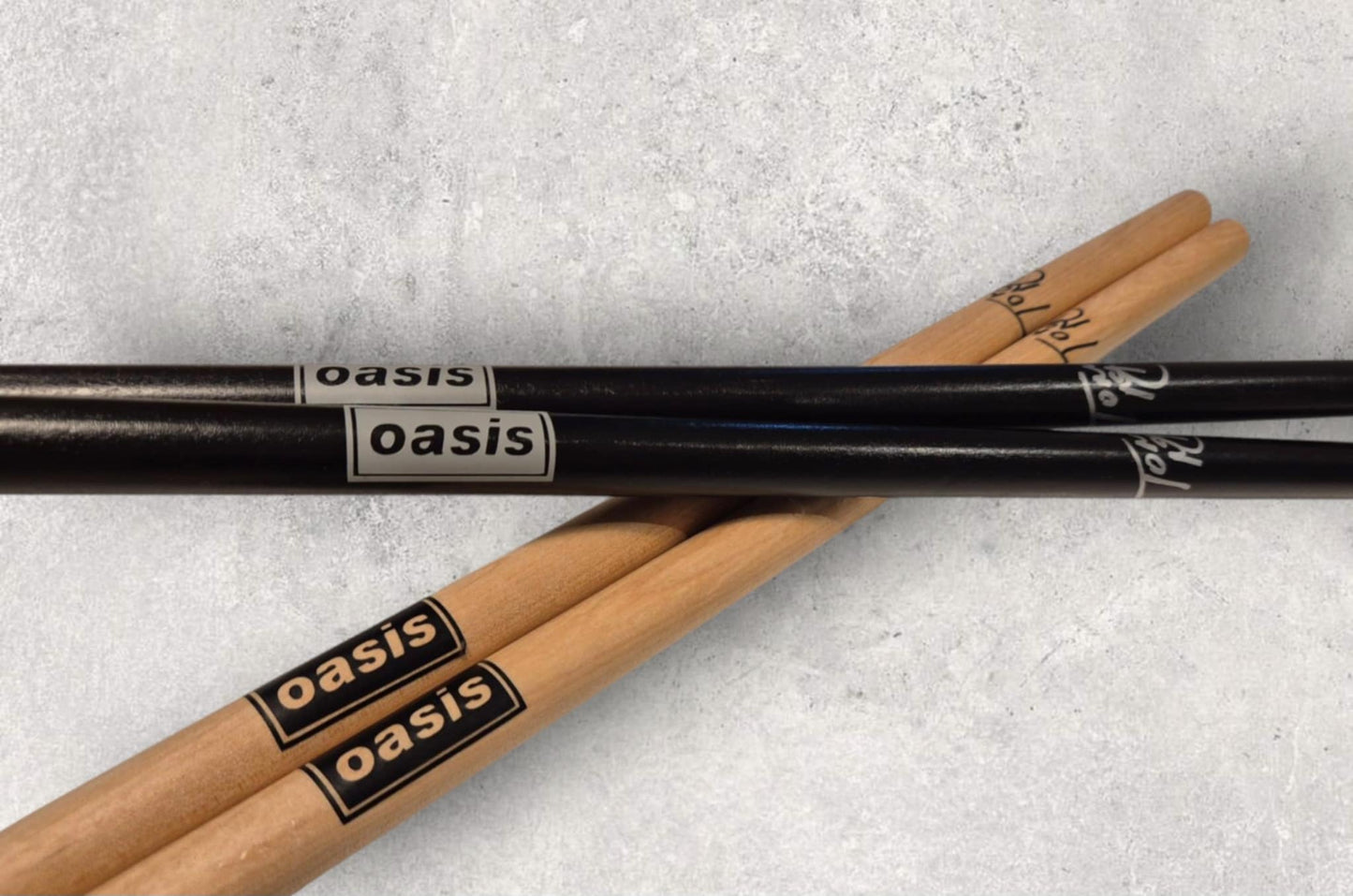Signed Set of Drum Sticks - BLACK