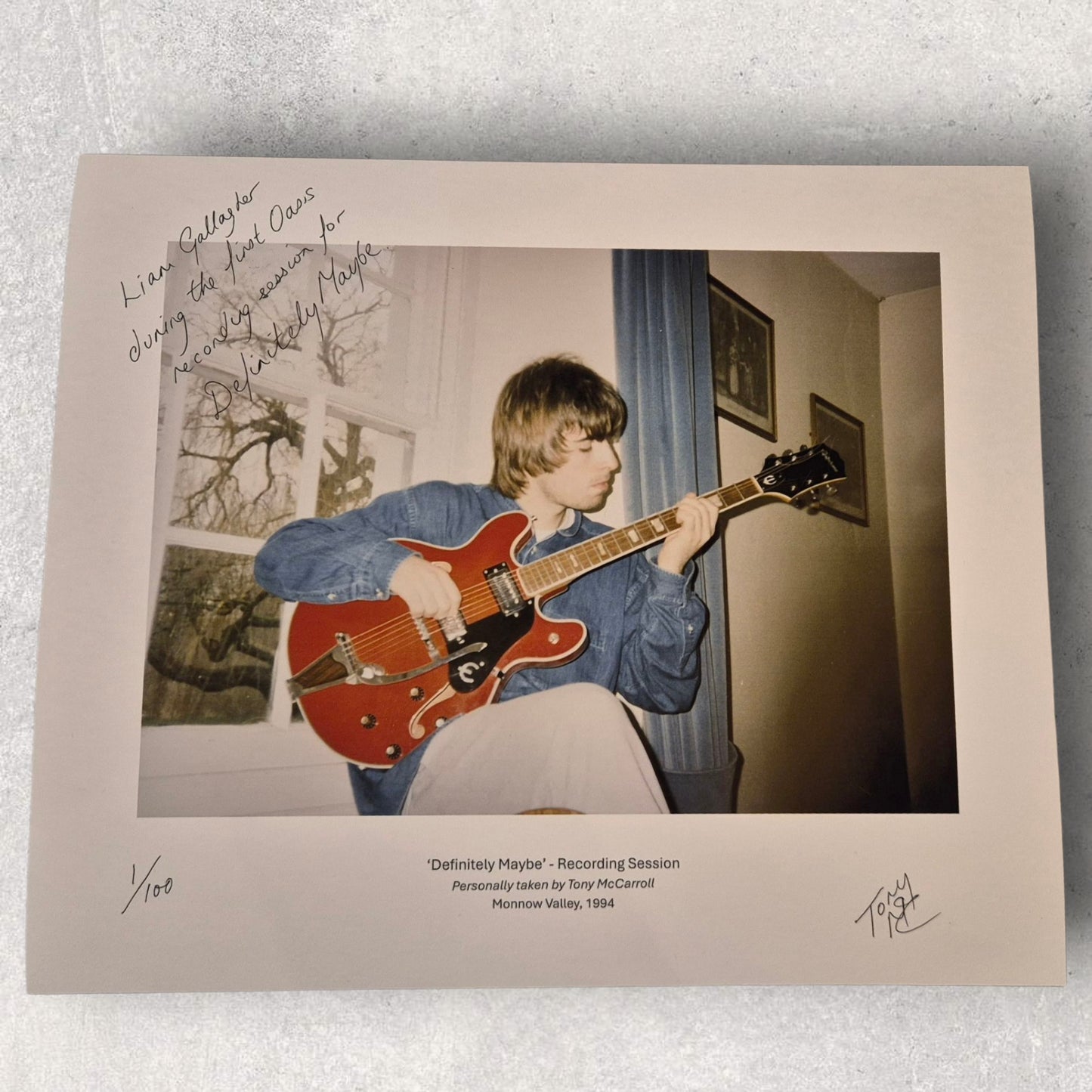 Monnow Valley, Behind The Scenes of Definitely Maybe - Collectors Prints - 'Rock n Roll Star' (Colour)