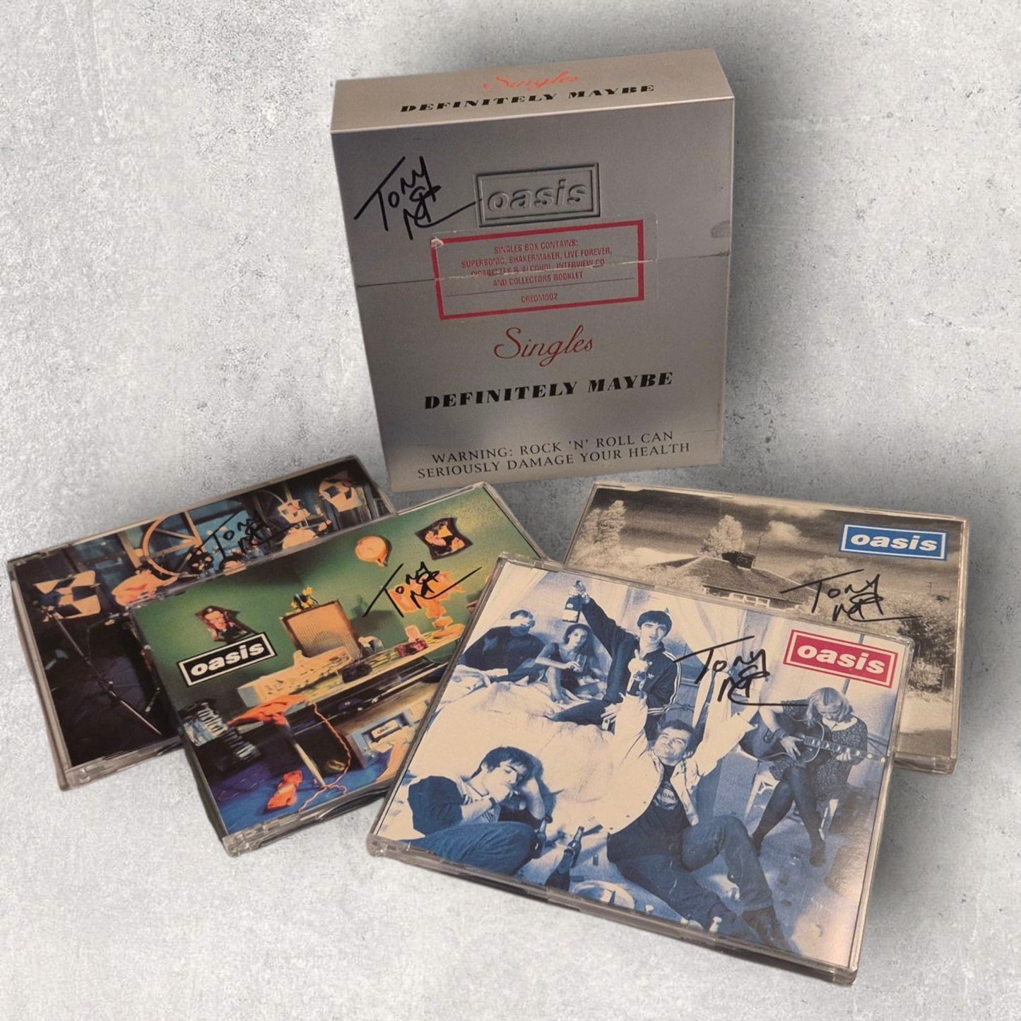 Oasis - Definitely Maybe - Ltd Cigarette CD Boxset