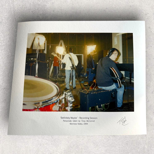 'Supersonic Cover Shoot' - Monnow Valley, Behind The Scenes of Definitely Maybe - Collectors Prints -  (Signed Only)